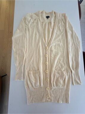 Vintage Talula Babaton Cream Button-Front Women's Cardigan Sweater